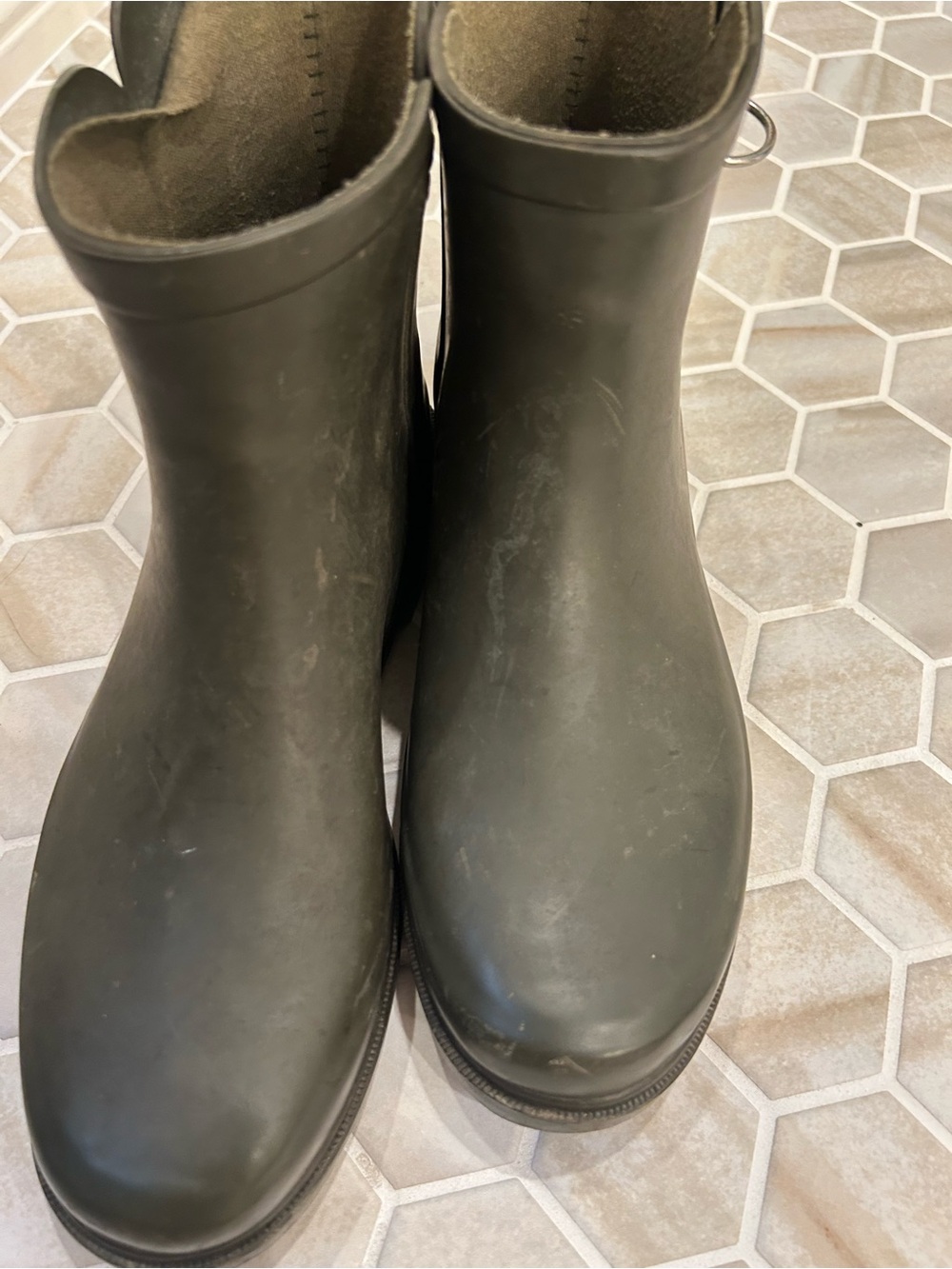 Rubber Garden Ankle Boots with call outs Smith & Hawkin Target Collab